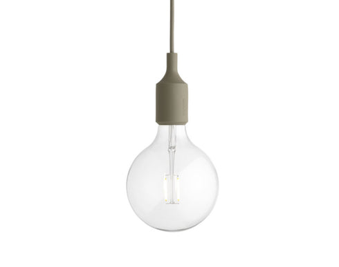 Candeeiro de Suspensão E27 com Canopy Olive